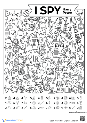 Wizarding World: Back to School I Spy