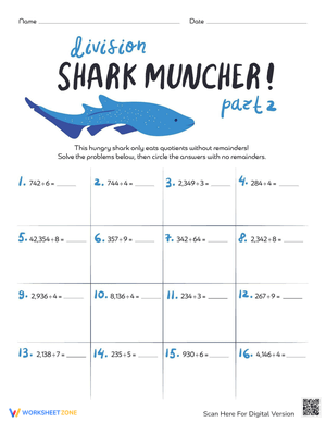 Math Practice: Division and Multiplication