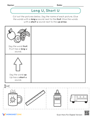 Vowel Sounds: Long U, Short U