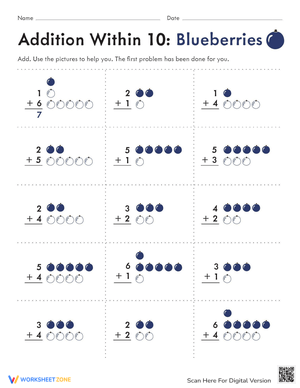 Berry Addition: Count 'Em Up with Fun Math