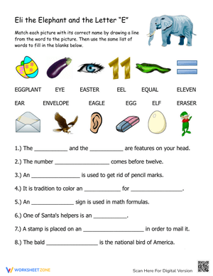 Words that Begin with 'E': Vocabulary Builder