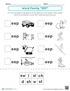 Explore the 'eep' Word Family