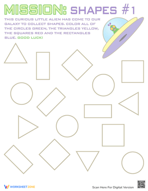 Kindergarten Flat Shapes Worksheets 2024