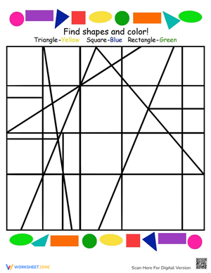 Find the Shapes 6 Worksheet