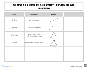 Triangle Time: Geometry Glossary