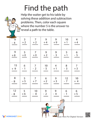 Find the Path Puzzle Activity