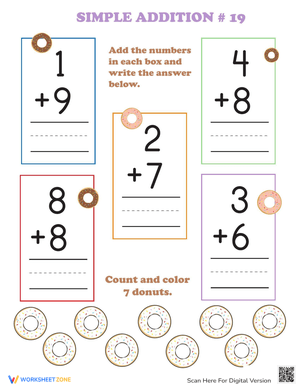 Preschool Addition: Fun Practice