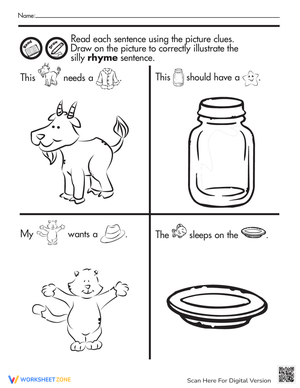 Fun with Rhymes: Read and Draw
