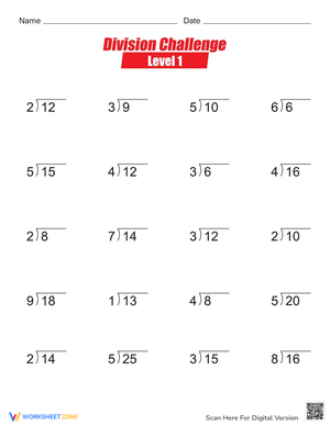 Division Challenge Level 1