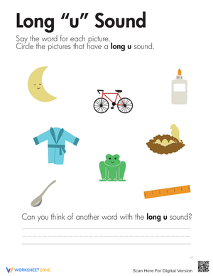 Long U Sound Practice