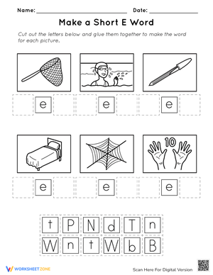 Make a Short E Word