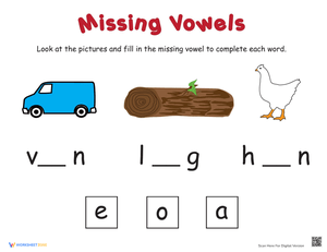 Missing Vowels #5