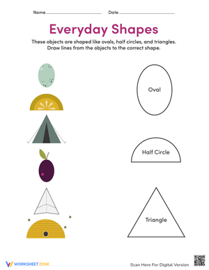 Preschool Math: Identify Everyday Shapes