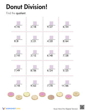 Learn Division with Fun Donut-Themed Activities