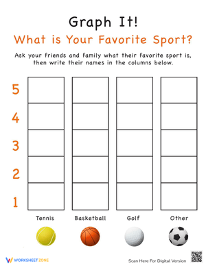 Graph It: Sport Graphing Worksheet