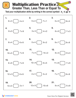Multiplication and Comparison