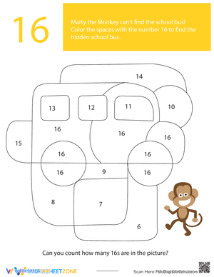 Color Hidden Pictures for Preschoolers