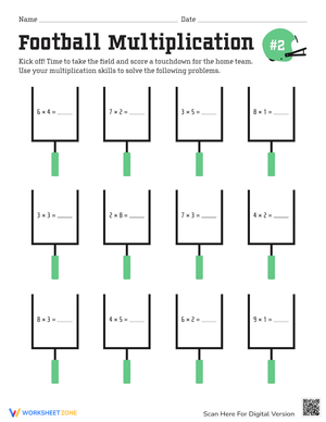 Football Multiplication #2