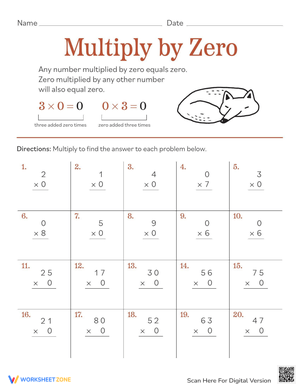 Multiply by Zero
