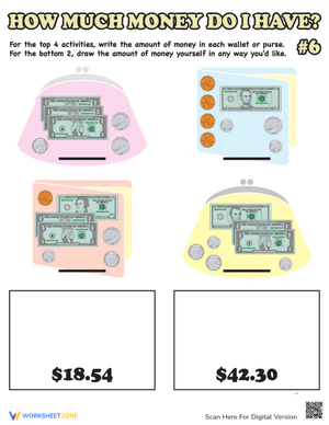 Money Counting Practice