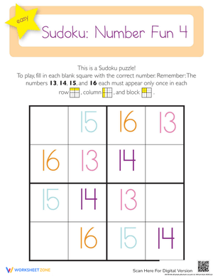 Sudoku Number Fun