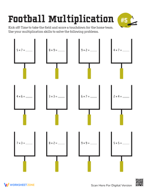 Football Multiplication #5