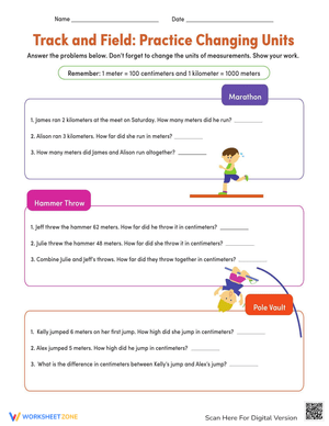 Measurement Mania: Track & Field Fun