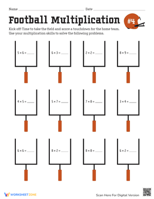 Football Multiplication #4