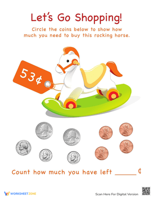 Let's Go Shopping: Money Math Fun