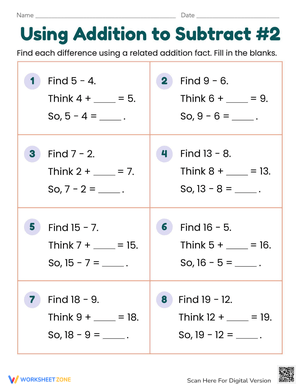 Addition & Subtraction: Math Skills