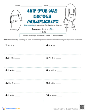 Skip Your Way Through Multiplication