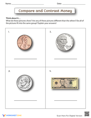 Compare and Contrast Money