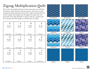 Engaging Quilt Multiplication Practice
