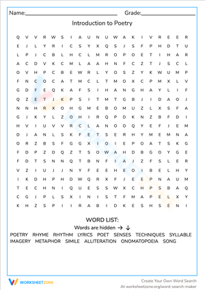 Introduction to Poetry