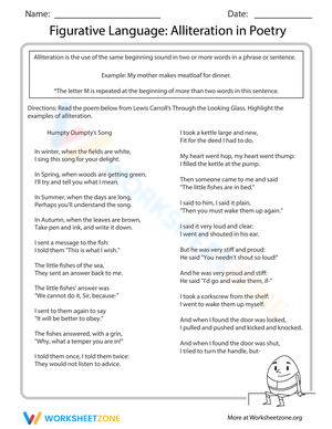 Alliteration in Poetry: Figurative Language