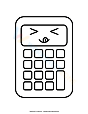 Smiling Calculator: Back to School Worksheet