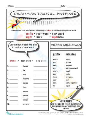 Grammar Basics: Understanding Prefixes