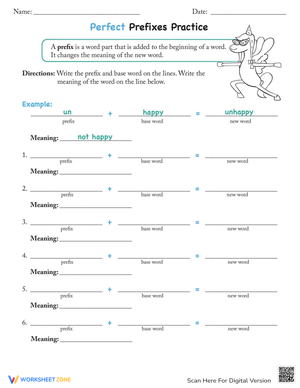Perfect Prefixes Practice: Enhance Vocabulary