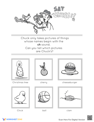 Engage with 'Say Cheese' Rhyming Activity