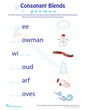 Consonant Clusters: Phonics Practice
