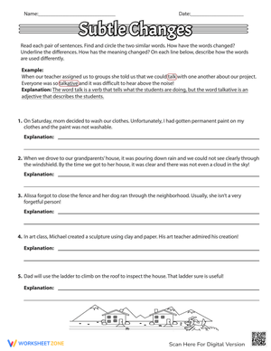 Subtle Changes: Mastering Tricky Spelling