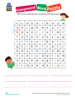 Grip Grammar: Practice Compound Words