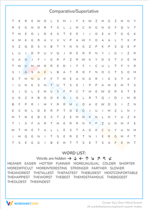 Comparative/Superlative