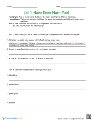 More Pun: Enhanced Language Play