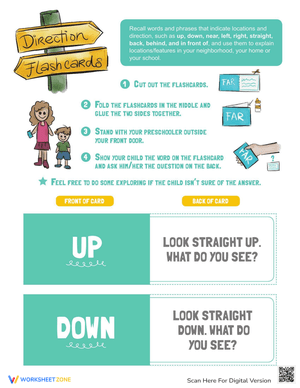 Direction Flashcards: Learning Spatial Skills