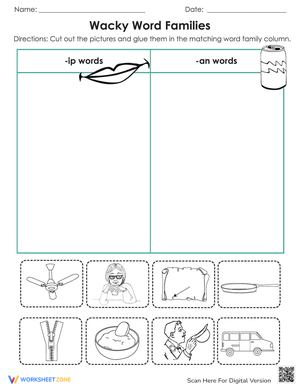 Wacky Word Families: Phonics Fun