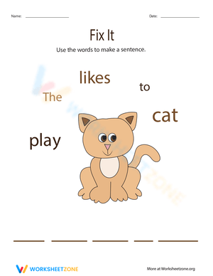 Fix It! Sentence Correction Practice