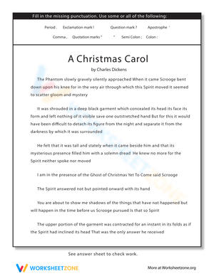 Punctuation: Correct the Sentences