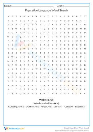 Controlling Word Search