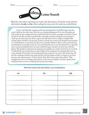 Silent Letter Search